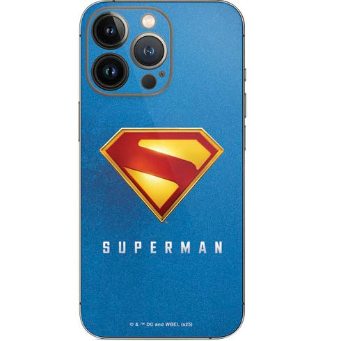 Superman 2025 Classic Superman Shield Emblem iPhone 14 Pro Skin